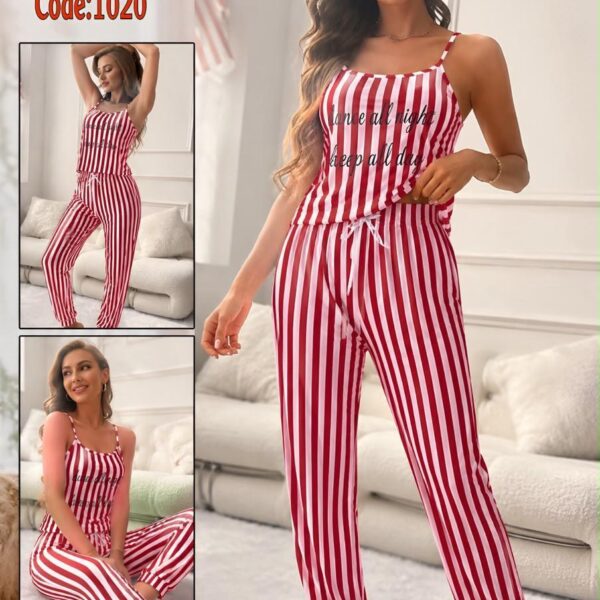 Women’s Strap Pajama Set
