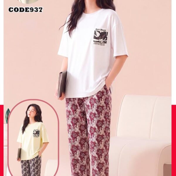 Women’s Pajama Set with Trousers