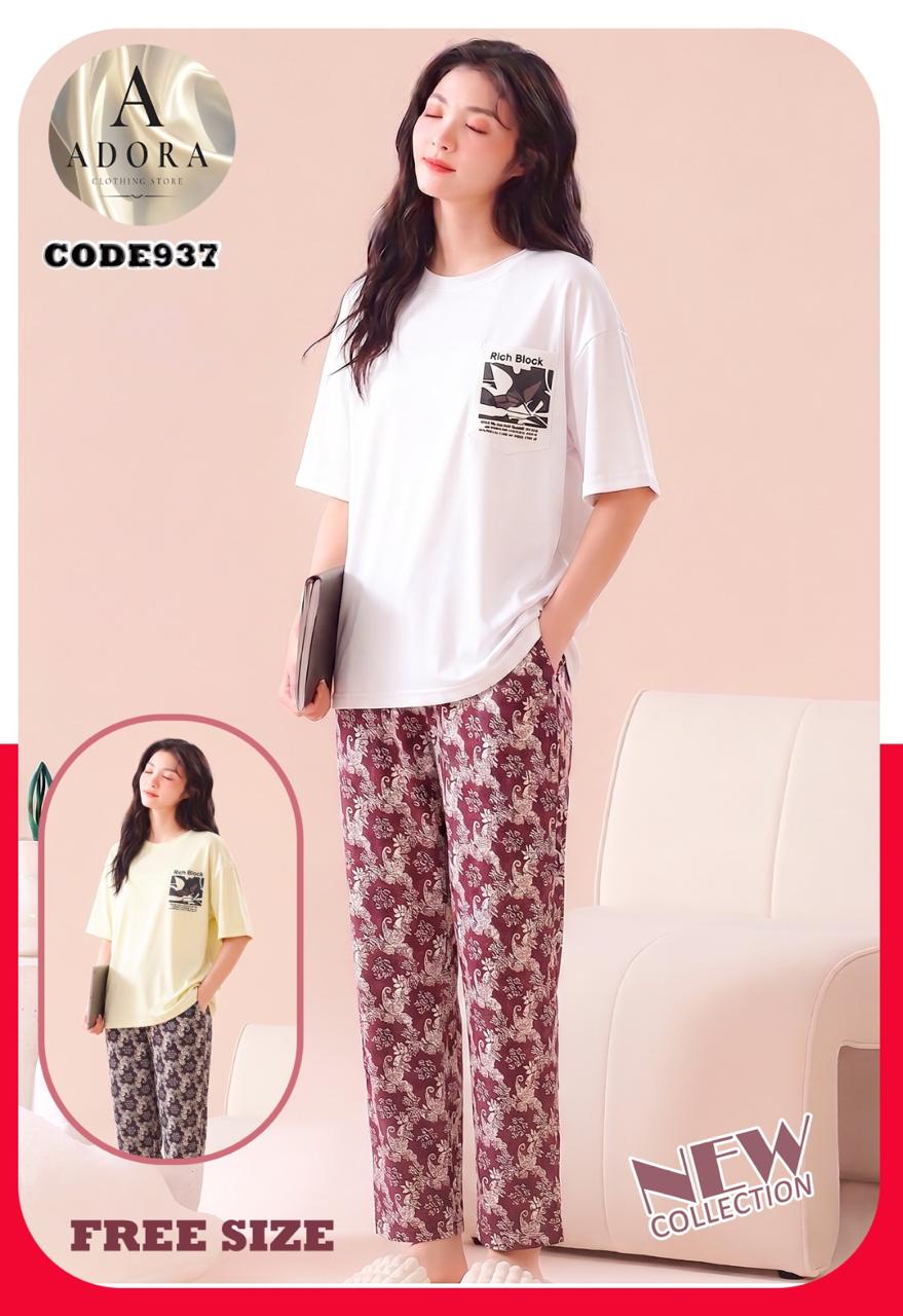Women’s Pajama Set with Trousers