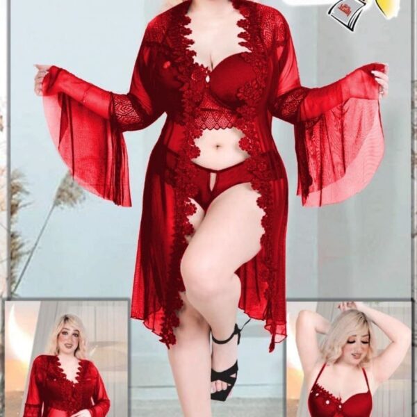 Women’s Lingerie Set with Robe — Model 2062