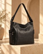 Genuine leather shoulder bag