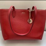 Original DKNY shoulder bag Leather material