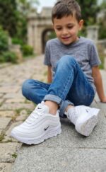 ⁦سنيكرز Nike Air Max 97 اطفال ابيض⁩ - الصورة ⁦2⁩