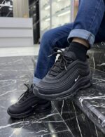 ⁦سنيكرز Nike Air Max 97 اطفال أسود⁩ - الصورة ⁦2⁩