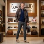 ⁦فلات كاجوال من الجلد الطبيعي والشمواه للرجال بيج⁩ - الصورة ⁦3⁩
