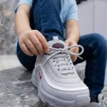 سنيكرز Nike Air Max 97 اطفال رمادى