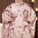 عباية ستان من تصميم أرماني بنقشة مشجرة أنيقة،
