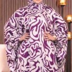 عباية ستان من تصميم أرماني بنقشة مشجرة أنيقة،