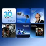 ⁦أورايمو سماعة رقبة لاسلكية نيكلس نيو - أسود - OEB-310 - ضمان 1 سنة⁩ - الصورة ⁦2⁩