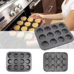صينية كب كيك وكرات الكيك غير لاصقة (Non-stick Cupcake & Muffin Pan).
