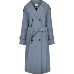 Original DKNY Women’s Trench Coat تصميم أنيق وكلاسيكي بقصة طويلة، Double-Breasted،