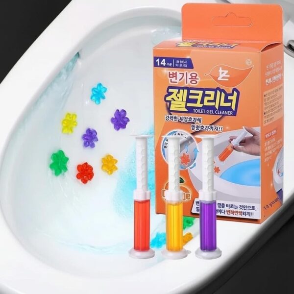 (حقنة التواليت - Toilet Gel Cleaner) جل تنظيف وتعطير المرحاض