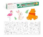 ⁦رول ورق التلوين للأطفال (Magic Art Painting Scroll / Animal Zoo).⁩ - الصورة ⁦6⁩