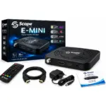 رسيفر Scope E-MINI Full HD - H.265 - RAM 1GB/Flash 8MB - أسود