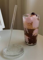 مج زجاج بغطاء (شاليموه ) زجاجي