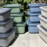 طقم علب ثلاجة 3 قطع مضلع