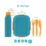 ⁦M.Design طقم لانش بوكس و زجاجه⁩ - الصورة ⁦4⁩